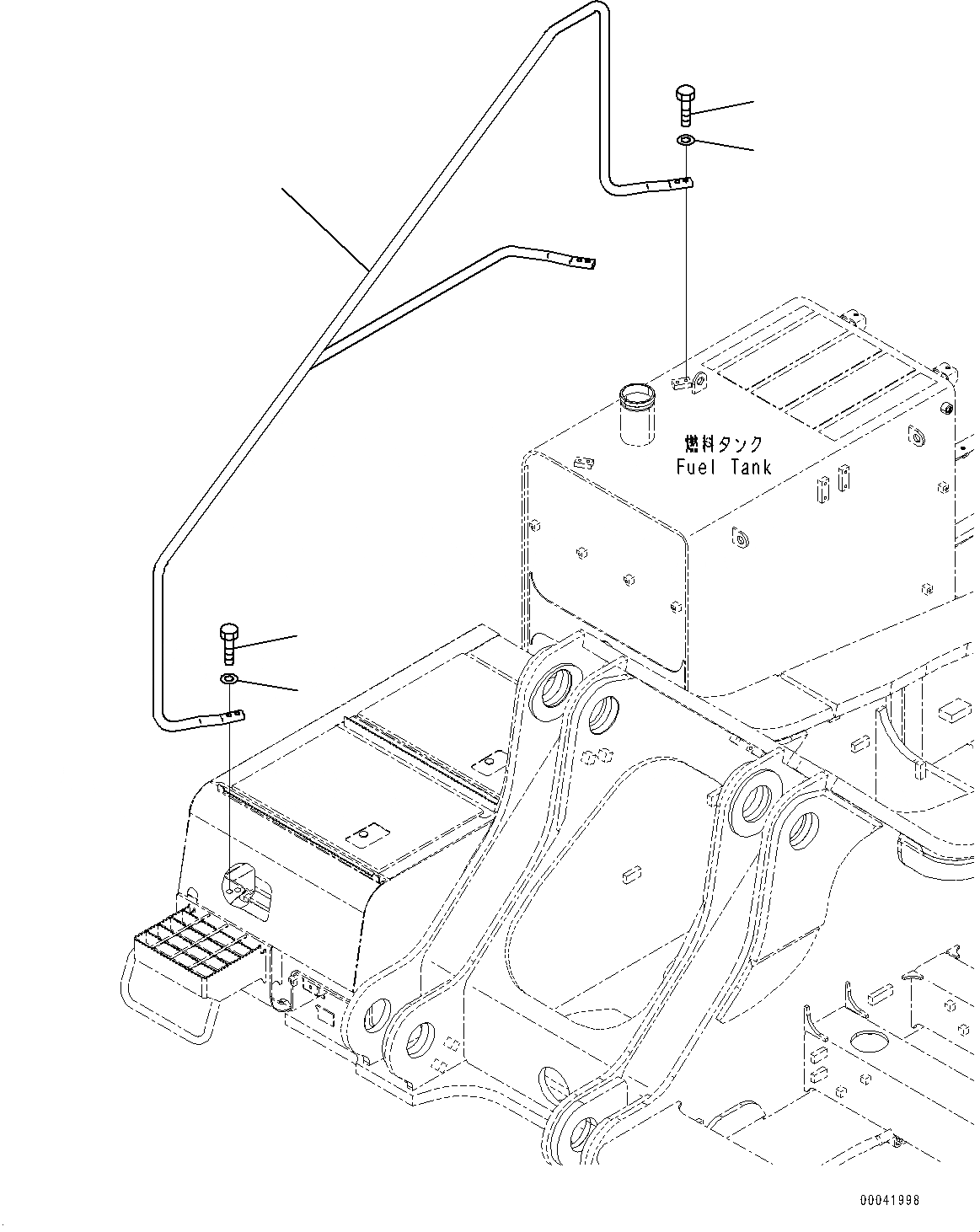 Схема запчастей Komatsu PC800-8E0 - ПОРУЧНИ(№-) HANDRAIL