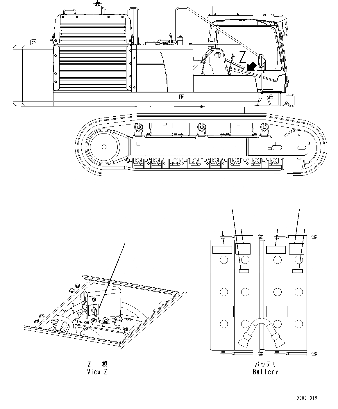 Схема запчастей Komatsu PC800-8E0 - ПРЕДУПРЕЖДАЮЩ. МАРКИРОВКАS, АККУМУЛЯТОР (№-) ПРЕДУПРЕЖДАЮЩ. МАРКИРОВКАS, АККУМУЛЯТОР, ВЫСОК. ЕМК., ЕС НОВ. NOISE ARRANGEMENT 