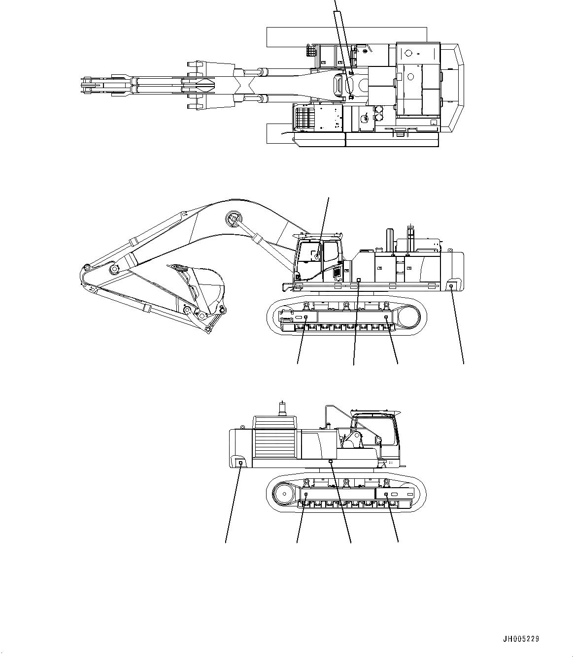 Схема запчастей Komatsu PC800-8E0 - MARK (№-) MARK, КРОМЕ ЯПОН.