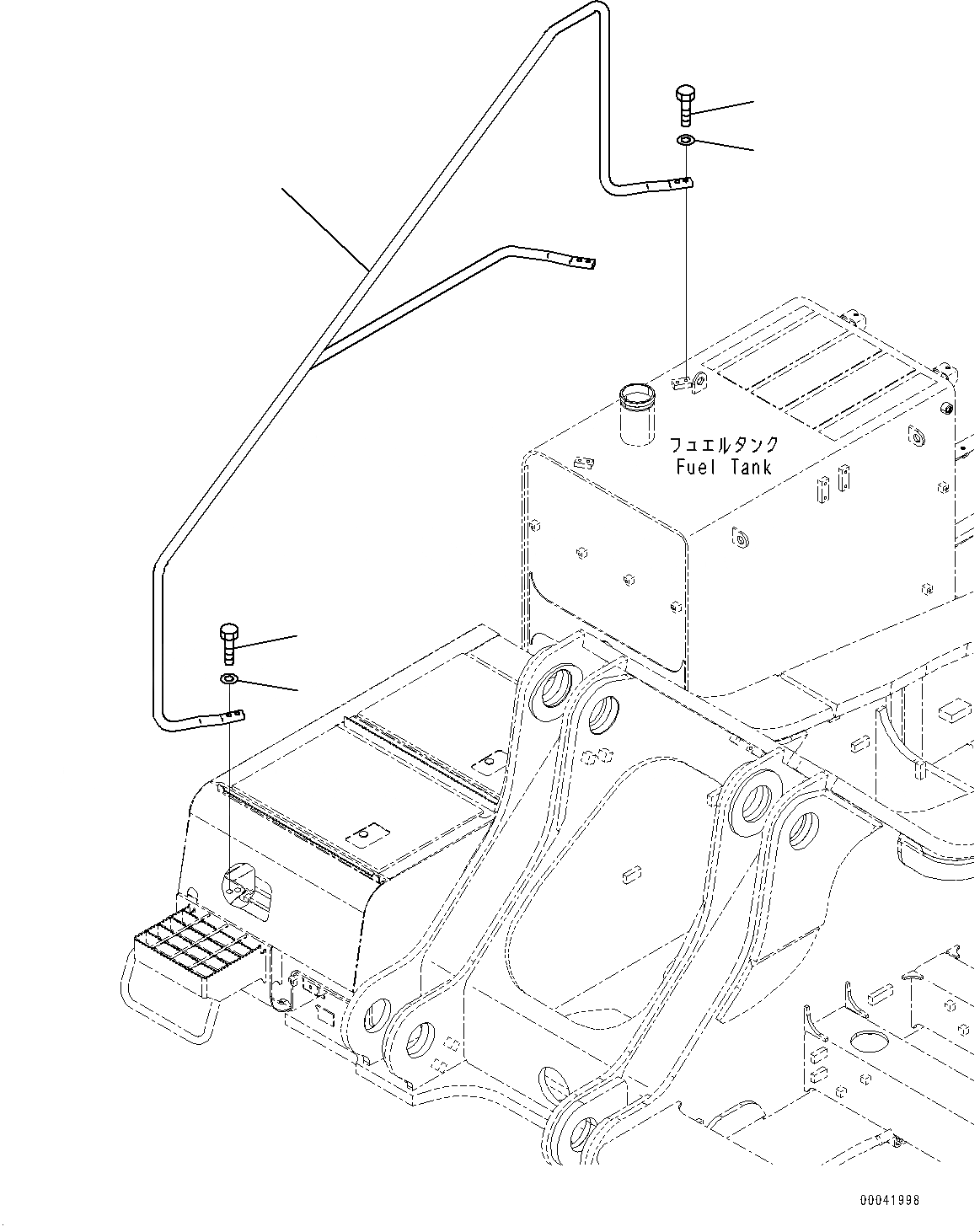 Схема запчастей Komatsu PC800LC-8E0 - HANDRAIL HANDRAIL