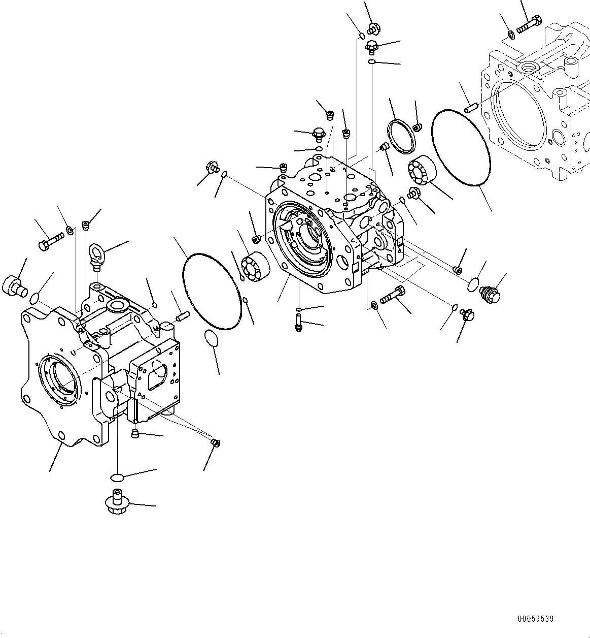 Схема запчастей Komatsu PC850-8E0 - ПОРШЕНЬ НАСОС, ВНУТР. ЧАСТИ (/) (№-) ПОРШЕНЬ НАСОС