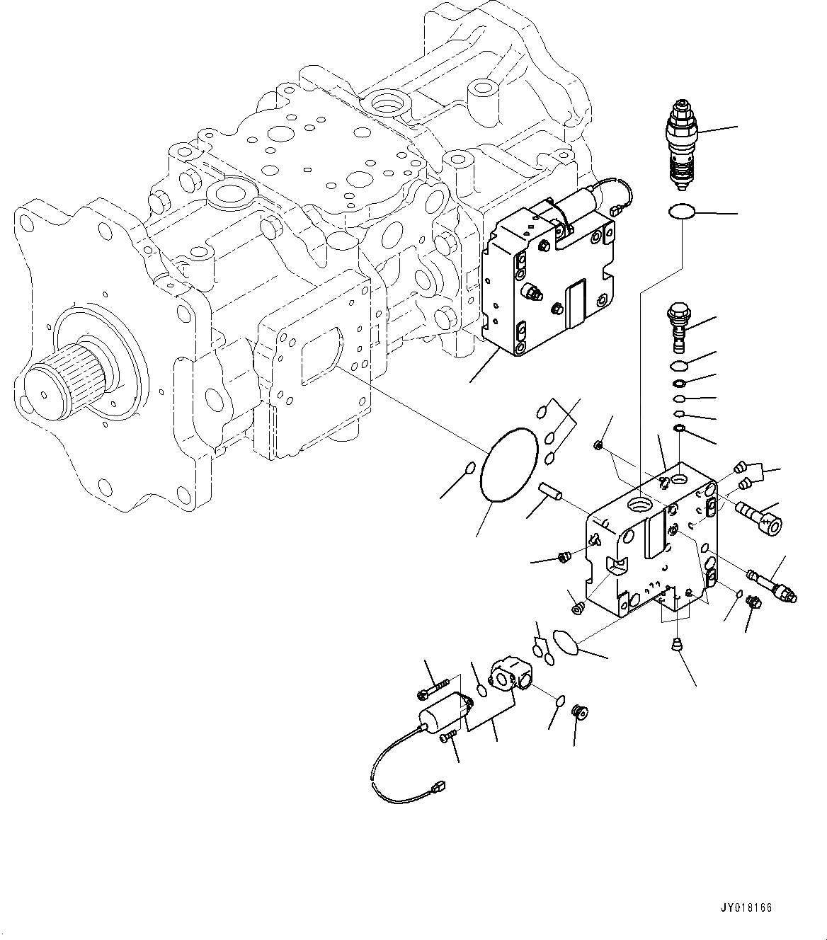 Схема запчастей Komatsu PC850-8E0 - ПОРШЕНЬ НАСОС, ВНУТР. ЧАСТИ (8/) (№-) ПОРШЕНЬ НАСОС