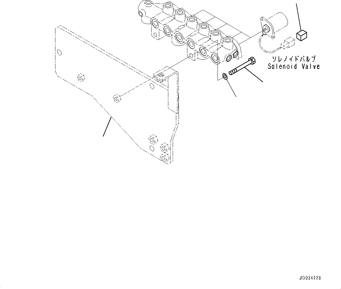 Схема запчастей Komatsu PC850-8E0 - СОЛЕНОИДНЫЙ КЛАПАН, КРЕПЛЕНИЕ (№-) СОЛЕНОИДНЫЙ КЛАПАН