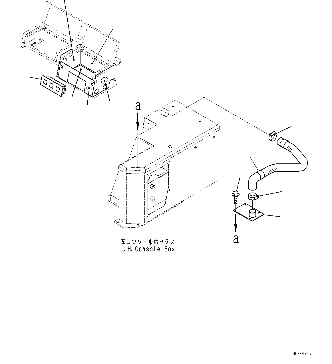 Схема запчастей Komatsu WA900-3E0 - ПОЛ, КОНДИЦ. ВОЗДУХА КОРПУС (№78-) ПОЛ, EC REGULATION ARRANGEMENT, VHMS, БЕЗ AJSS