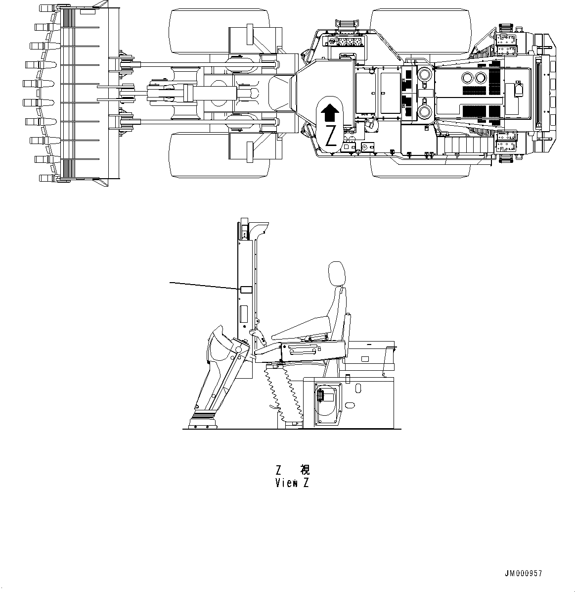 Схема запчастей Komatsu WA900-3E0 - ПРЕДУПРЕЖДАЮЩ. МАРКИРОВКАS (№78-) ПРЕДУПРЕЖДАЮЩ. МАРКИРОВКАS
