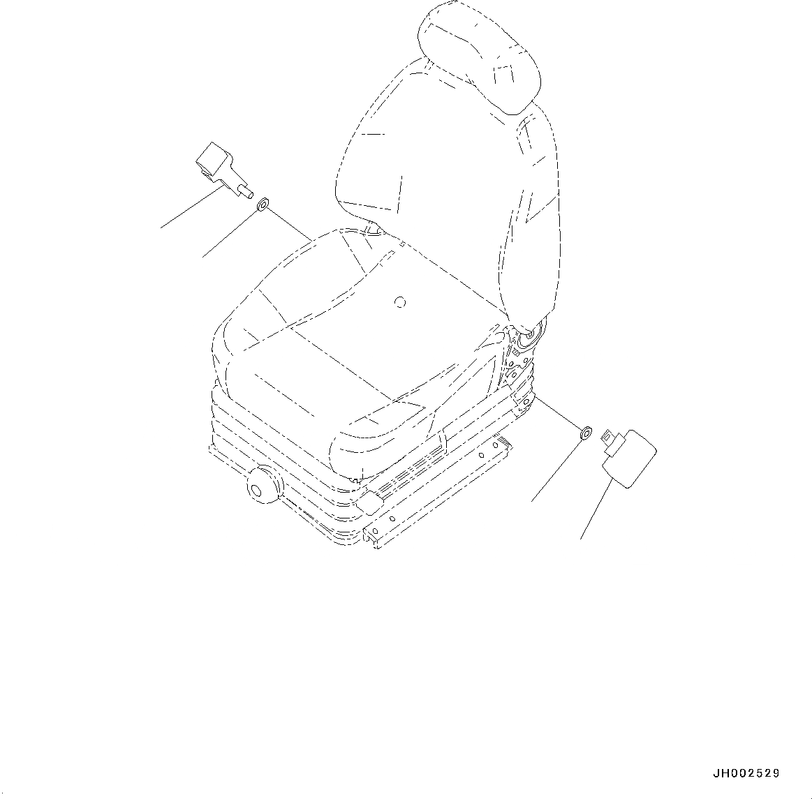 Схема запчастей Komatsu PC220-8 - РЕМЕНЬ БЕЗОПАСНОСТИ (№877-) РЕМЕНЬ БЕЗОПАСНОСТИ, MM ШИР.