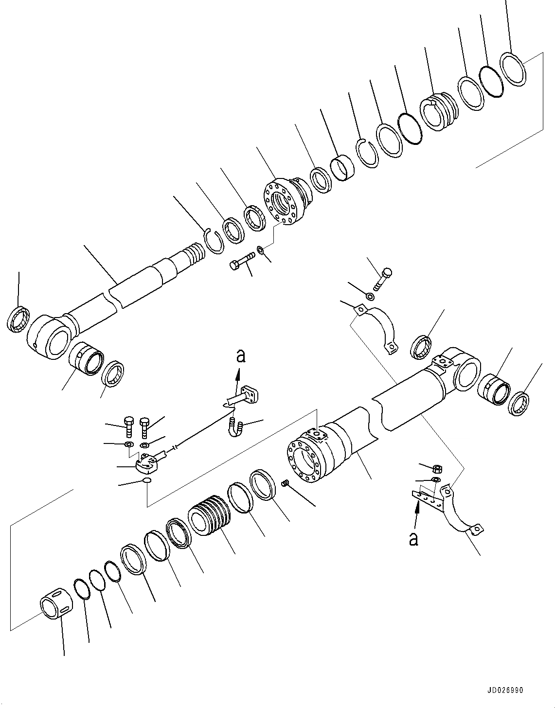Схема запчастей Komatsu PC220-8 - ЦИЛИНДР СТРЕЛЫ, ЛЕВ. (№877-) ЦИЛИНДР СТРЕЛЫ, ДЛЯ СТРЕЛЫ И РУКОЯТЬ ANTI-DROP КЛАПАН