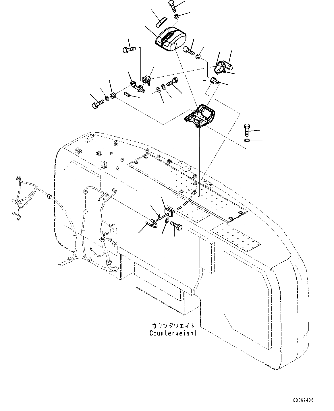 Схема запчастей Komatsu PC220LC-8 - ЗАДН.VIEW CAMERA (№877-) ЗАДН.VIEW CAMERA, -CAMERA