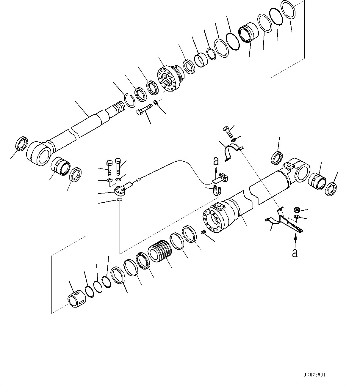Схема запчастей Komatsu PC220LC-8 - ЦИЛИНДР СТРЕЛЫ, ПРАВ. (№877-) ЦИЛИНДР СТРЕЛЫ, ДЛЯ СТРЕЛЫ И РУКОЯТЬ ANTI-DROP КЛАПАН