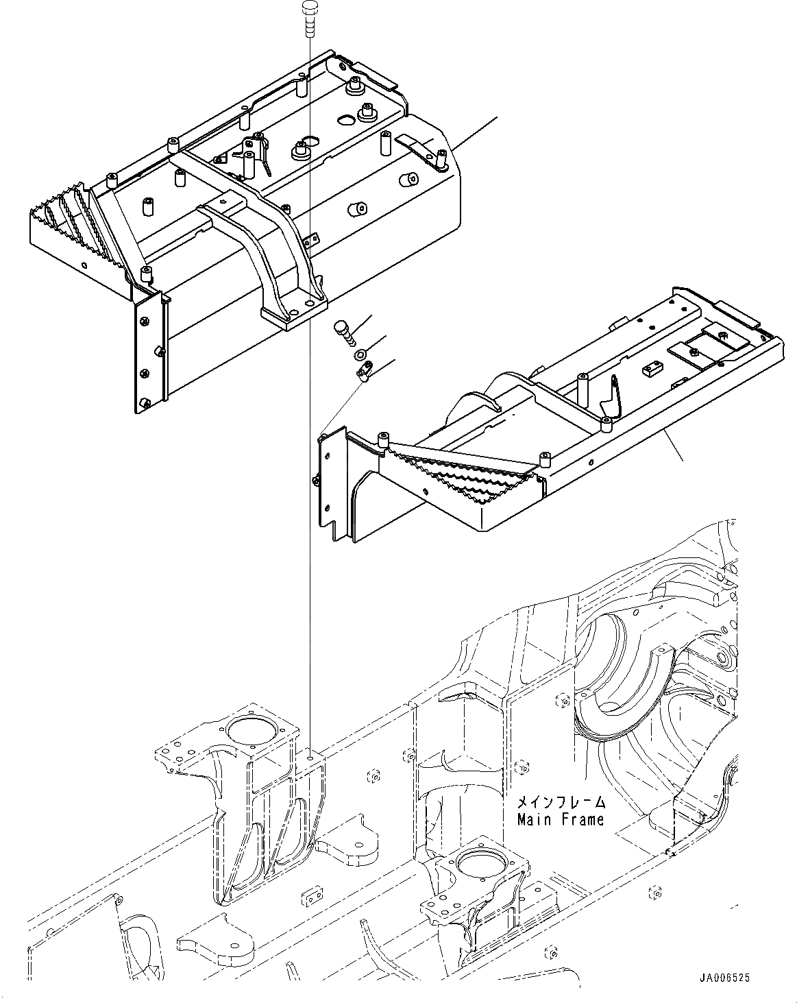 Схема запчастей Komatsu D65PX-17 - КРЫЛО, КРЫЛО И КОРПУС (№-) КРЫЛО, ПОВОРОТН. ОТВАЛ С ИЗМ. УГЛОМ DOZER, ВНУТР. РАМА, ЗАДН. -НАВЕСН. ОБОРУД, АККУМУЛЯТОР, PPC ТРУБЫ