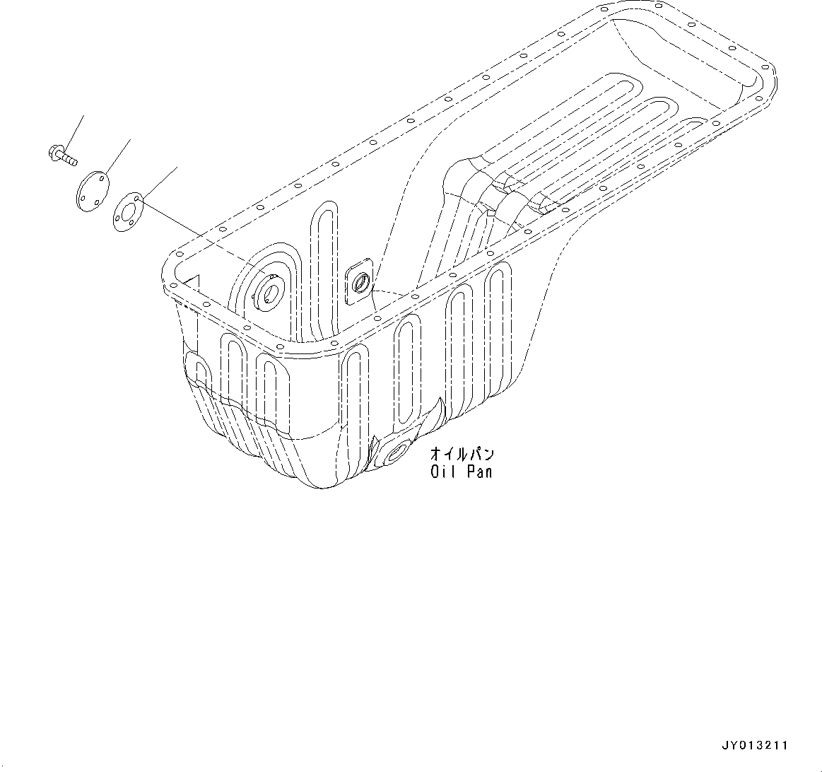 Схема запчастей Komatsu SAA6D114E-5B - ДАТЧИК УР-НЯ МАСЛА (№9-) ДАТЧИК УР-НЯ МАСЛА