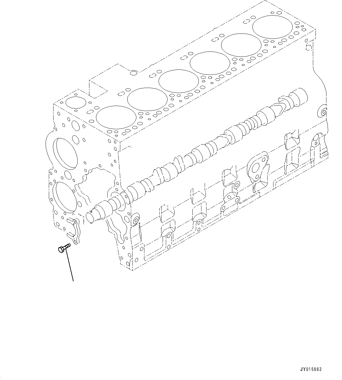 Схема запчастей Komatsu SAA6D114E-5B - ЧАСТИ PERДЛЯMANCE, БОЛТ (№9-) ЧАСТИ PERДЛЯMANCE