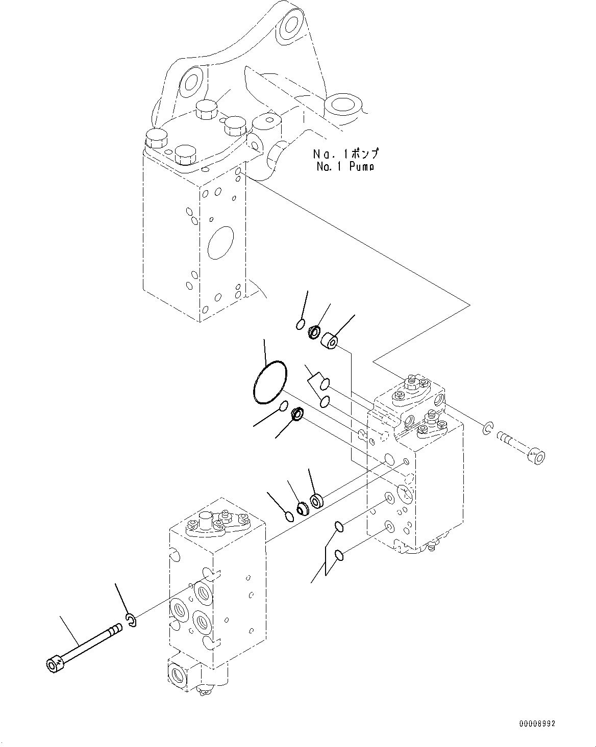 Схема запчастей Komatsu PC650LC-8E0 - ПОРШЕНЬ НАСОС, ВНУТР. ЧАСТИ, NO. НАСОС (9/) (№-) ПОРШЕНЬ НАСОС