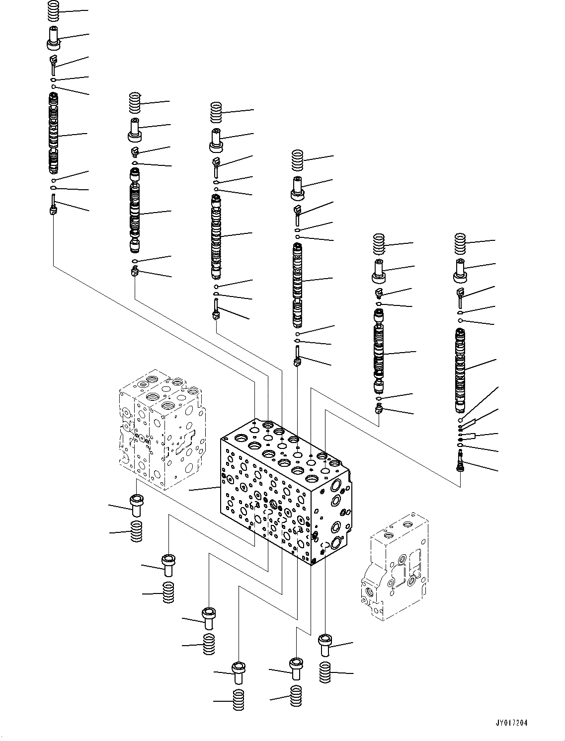 Схема запчастей Komatsu PC490LC-10 - УПРАВЛЯЮЩ. КЛАПАН, 8-СЕКЦИОНН. (/) (№8-) УПРАВЛЯЮЩ. КЛАПАН, С -ДОПОЛН. АКТУАТОР ТРУБЫ, АККУМУЛЯТОР