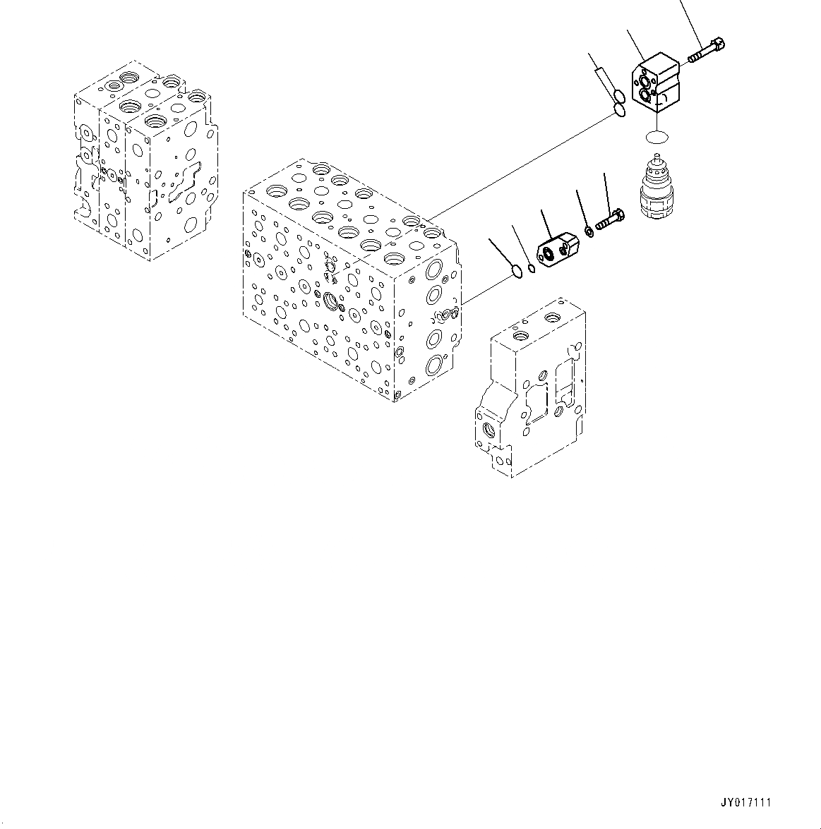 Схема запчастей Komatsu PC490LC-10 - УПРАВЛЯЮЩ. КЛАПАН, 8-СЕКЦИОНН. (/) (№8-) УПРАВЛЯЮЩ. КЛАПАН, С -ДОПОЛН. АКТУАТОР ТРУБЫ, АККУМУЛЯТОР