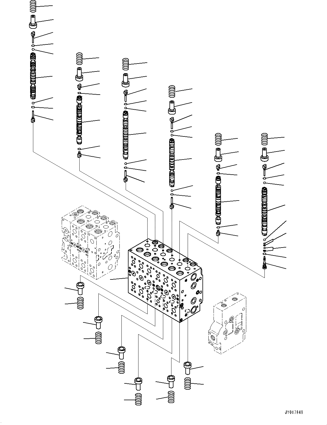 Схема запчастей Komatsu PC490LC-10 - УПРАВЛЯЮЩ. КЛАПАН, 9-СЕКЦИОНН. (/) (№8-) УПРАВЛЯЮЩ. КЛАПАН, С -ДОПОЛН. АКТУАТОР ТРУБЫ, АККУМУЛЯТОР, ДЛЯ СТРАН ЕС ARRANGEMENT