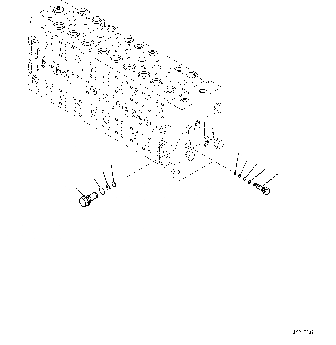 Схема запчастей Komatsu PC490LC-10 - УПРАВЛЯЮЩ. КЛАПАН, 9-СЕКЦИОНН. (/) (№8-) УПРАВЛЯЮЩ. КЛАПАН, С -ДОПОЛН. АКТУАТОР ТРУБЫ, АККУМУЛЯТОР, ДЛЯ СТРАН ЕС ARRANGEMENT