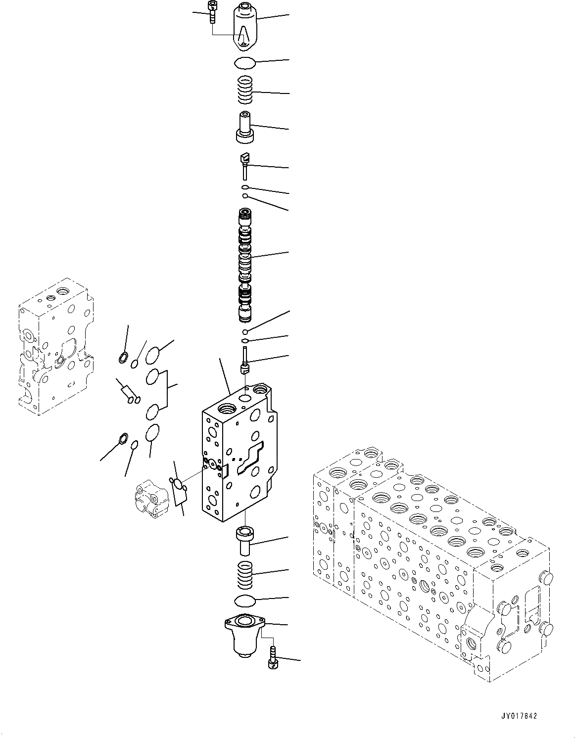 Схема запчастей Komatsu PC490LC-10 - УПРАВЛЯЮЩ. КЛАПАН, 9-СЕКЦИОНН. (/) (№8-) УПРАВЛЯЮЩ. КЛАПАН, С -ДОПОЛН. АКТУАТОР ТРУБЫ, АККУМУЛЯТОР, ДЛЯ СТРАН ЕС ARRANGEMENT