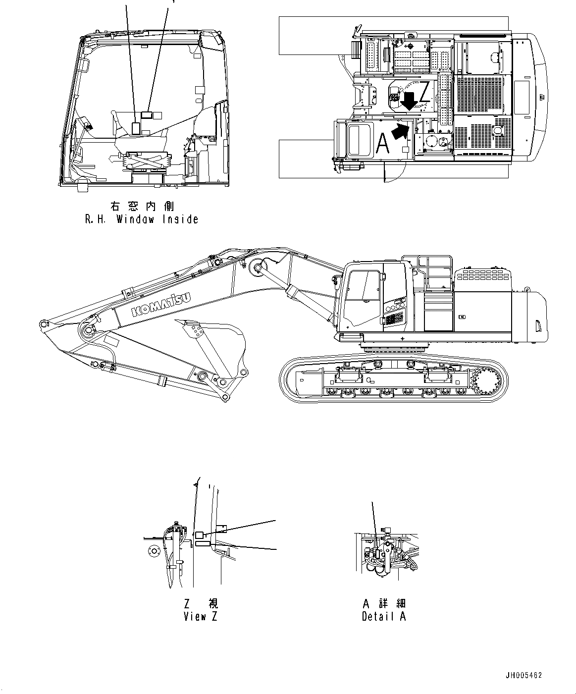 Схема запчастей Komatsu PC490LC-10 - МАРКИРОВКА (№8-) МАРКИРОВКА