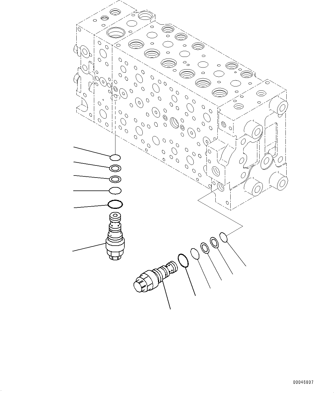 Схема запчастей Komatsu PC240LC-10 - УПРАВЛЯЮЩ. КЛАПАН, 7-СЕКЦИОНН. (8/) (№9-) УПРАВЛЯЮЩ. КЛАПАН