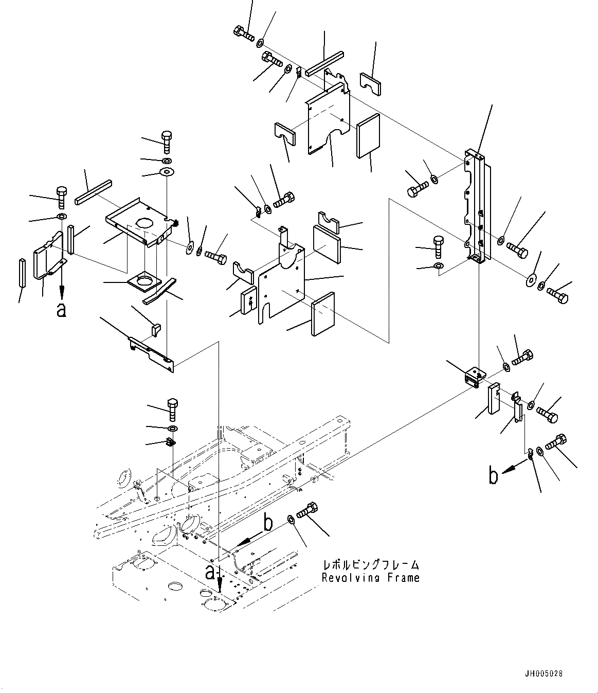 Схема запчастей Komatsu PC240LC-10 - ПЕРЕГОРОДКА., (/) (№9-) ПЕРЕГОРОДКА., С УПРАВЛ-Е PATTERN CHANGE OVER КЛАПАН (ISO/ЭКСКАВАТ.)