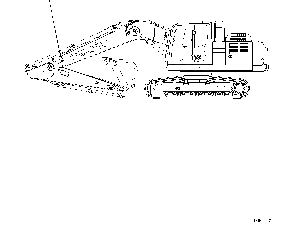 Схема запчастей Komatsu PC240LC-10 - ПРЕДУПРЕЖДАЮЩ. МАРКИРОВКАS, KEEP OFF РАБОЧ.ING RANGES (№9-) ПРЕДУПРЕЖДАЮЩ. МАРКИРОВКАS, KEEP OFF РАБОЧ.ING RANGES