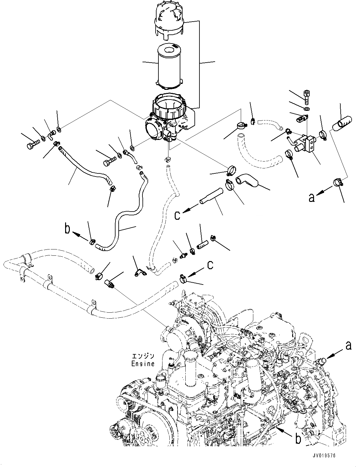 Схема запчастей Komatsu SAA6D107E-2B - KOMATSU ЗАКРЫТ.D CRANKКОРПУС ВЕНТИЛЯТОРILATION (KCCV) (№-) KOMATSU ЗАКРЫТ.D CRANKКОРПУС ВЕНТИЛЯТОРILATION (KCCV)