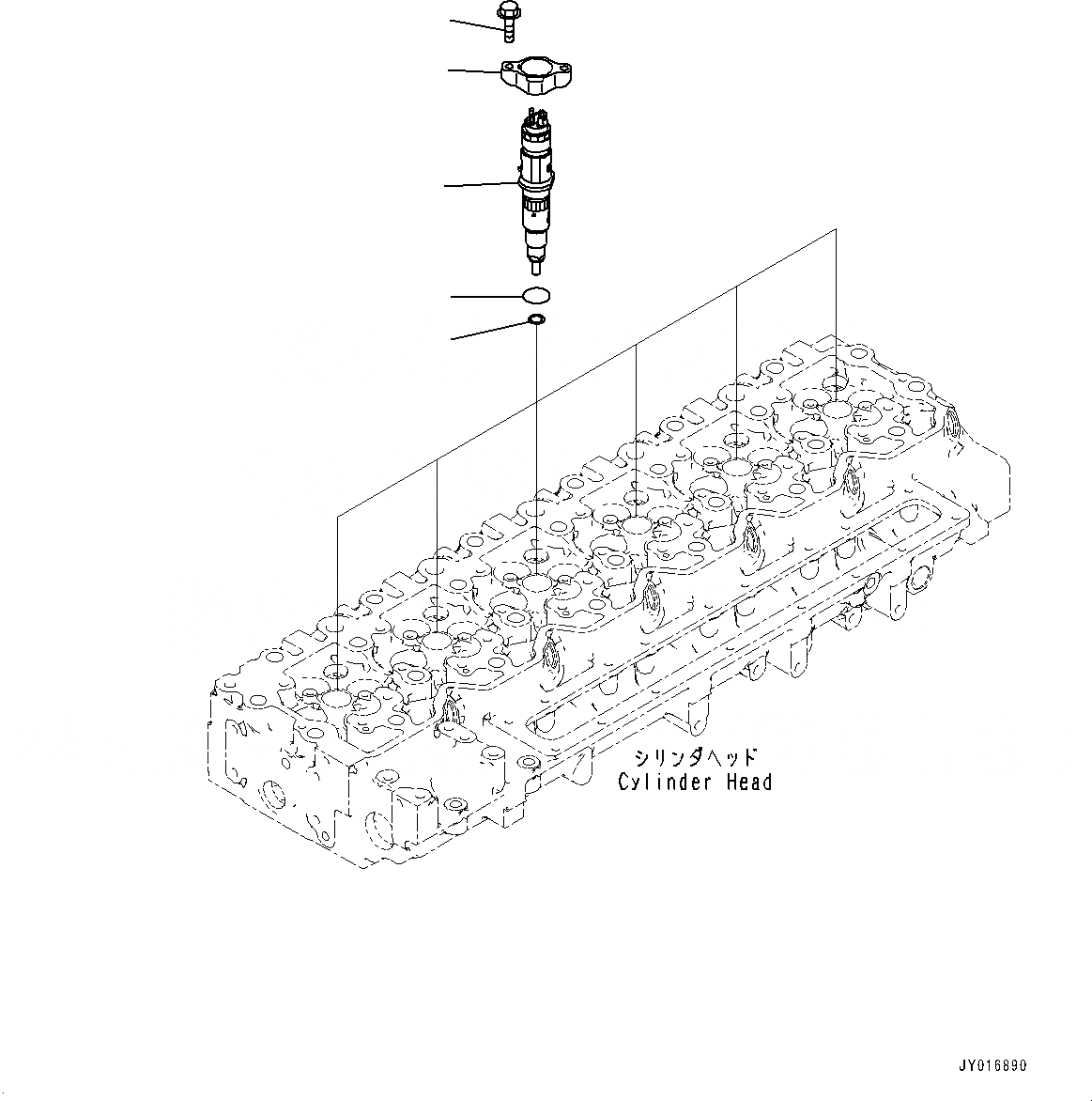 Схема запчастей Komatsu SAA6D107E-2B - ЧАСТИ PERДЛЯMANCE, ВПРЫСК (№-) ЧАСТИ PERДЛЯMANCE