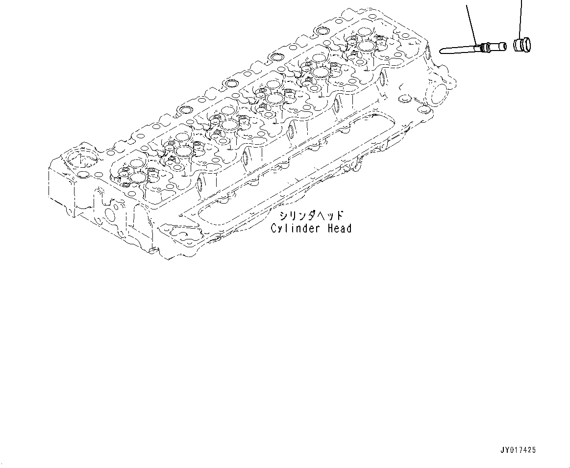 Схема запчастей Komatsu SAA6D107E-2B - ЧАСТИ PERДЛЯMANCE, ГОЛОВКА ЦИЛИНДРОВ (№-) ЧАСТИ PERДЛЯMANCE