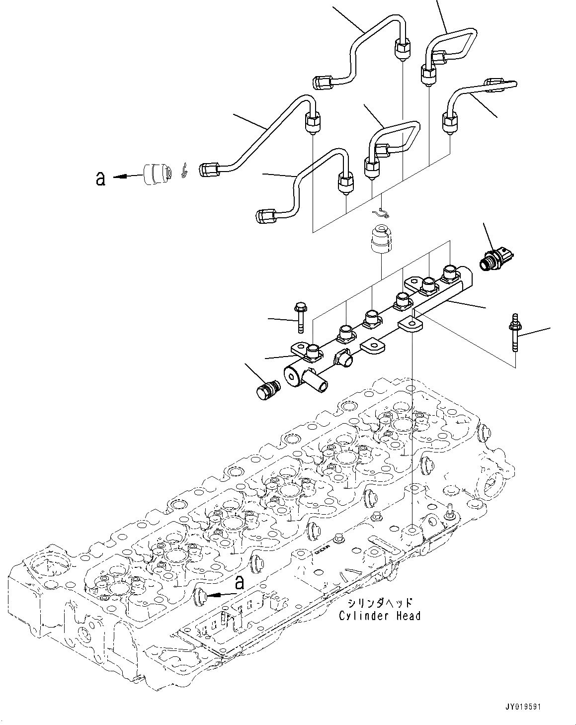 Схема запчастей Komatsu SAA6D107E-2B - ЧАСТИ PERДЛЯMANCE, COMMON RAIL (№-) ЧАСТИ PERДЛЯMANCE