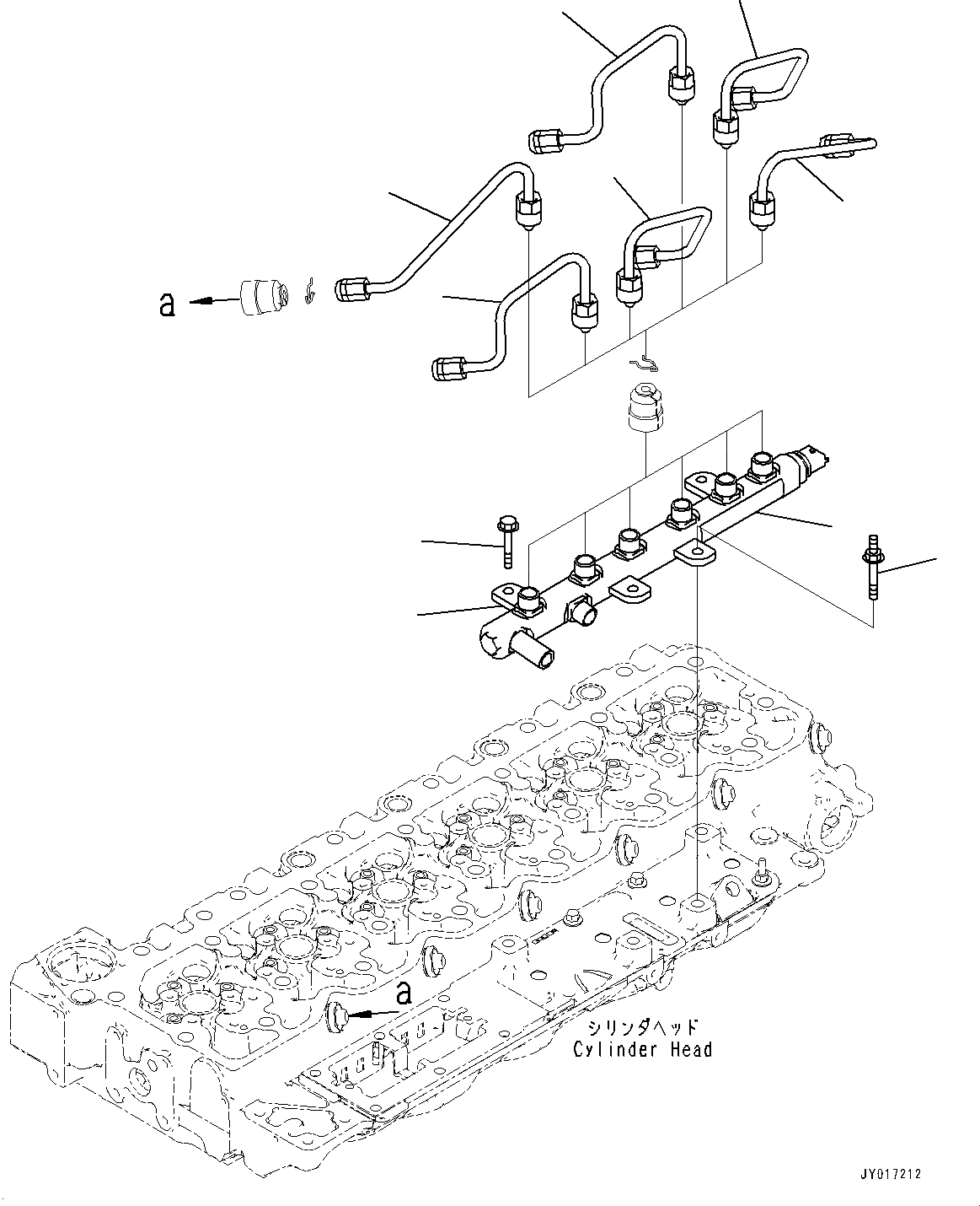 Схема запчастей Komatsu SAA6D107E-2B - ЧАСТИ PERДЛЯMANCE, COMMON RAIL ЧАСТИ PERДЛЯMANCE