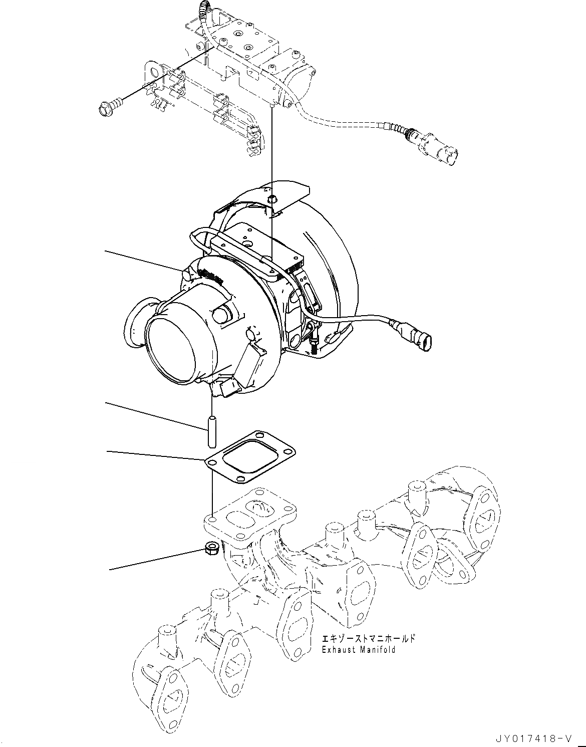 Схема запчастей Komatsu SAA6D107E-2A - KOMATSU РЕГУЛИР. GEOMETRY ТУРБОНАГНЕТАТЕЛЬ (KVGT) (№-) KOMATSU РЕГУЛИР. GEOMETRY ТУРБОНАГНЕТАТЕЛЬ (KVGT)