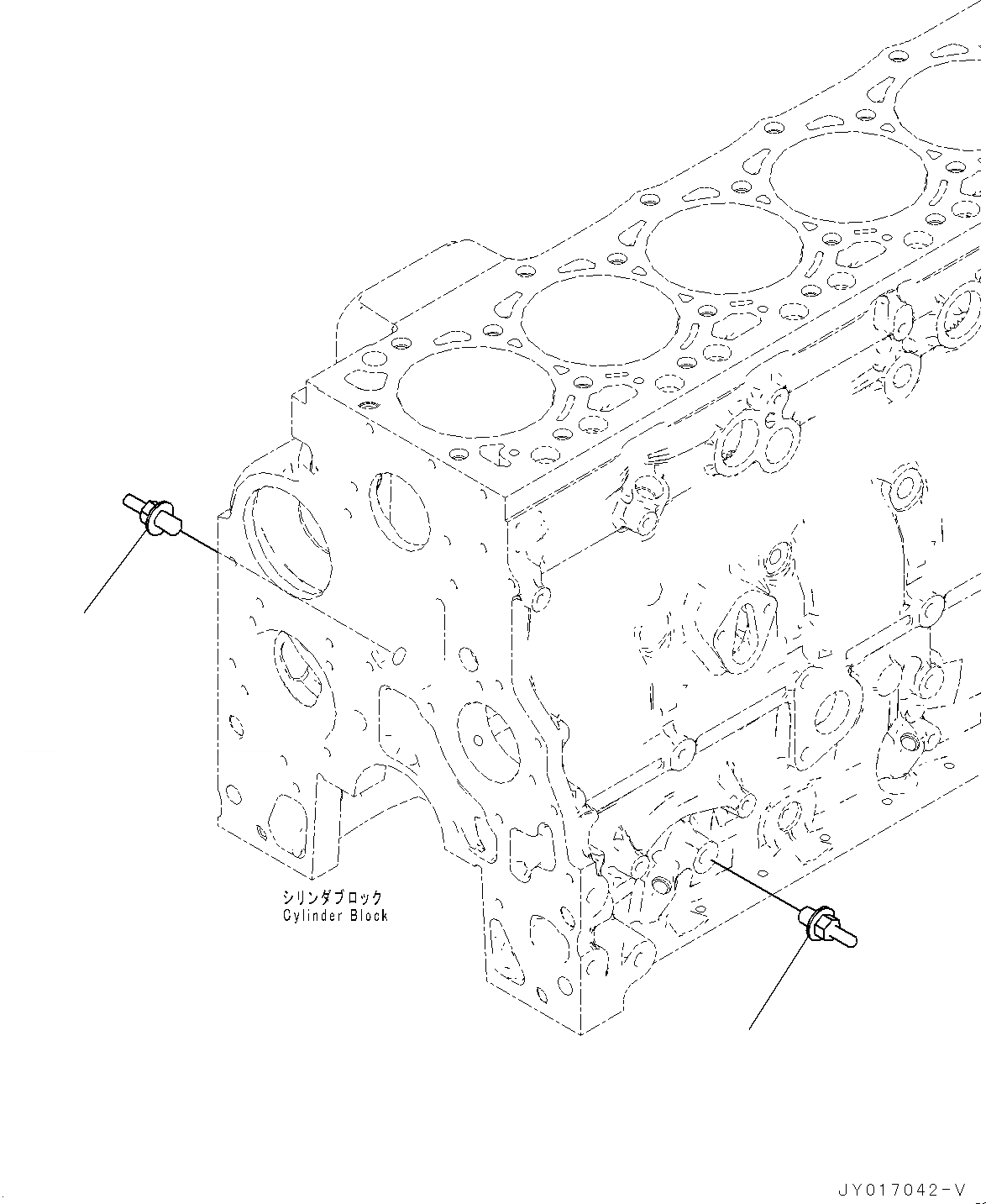 Схема запчастей Komatsu SAA6D107E-2A - ЭЛЕКТРИКА, БОЛТ (№-) ЭЛЕКТРИКА