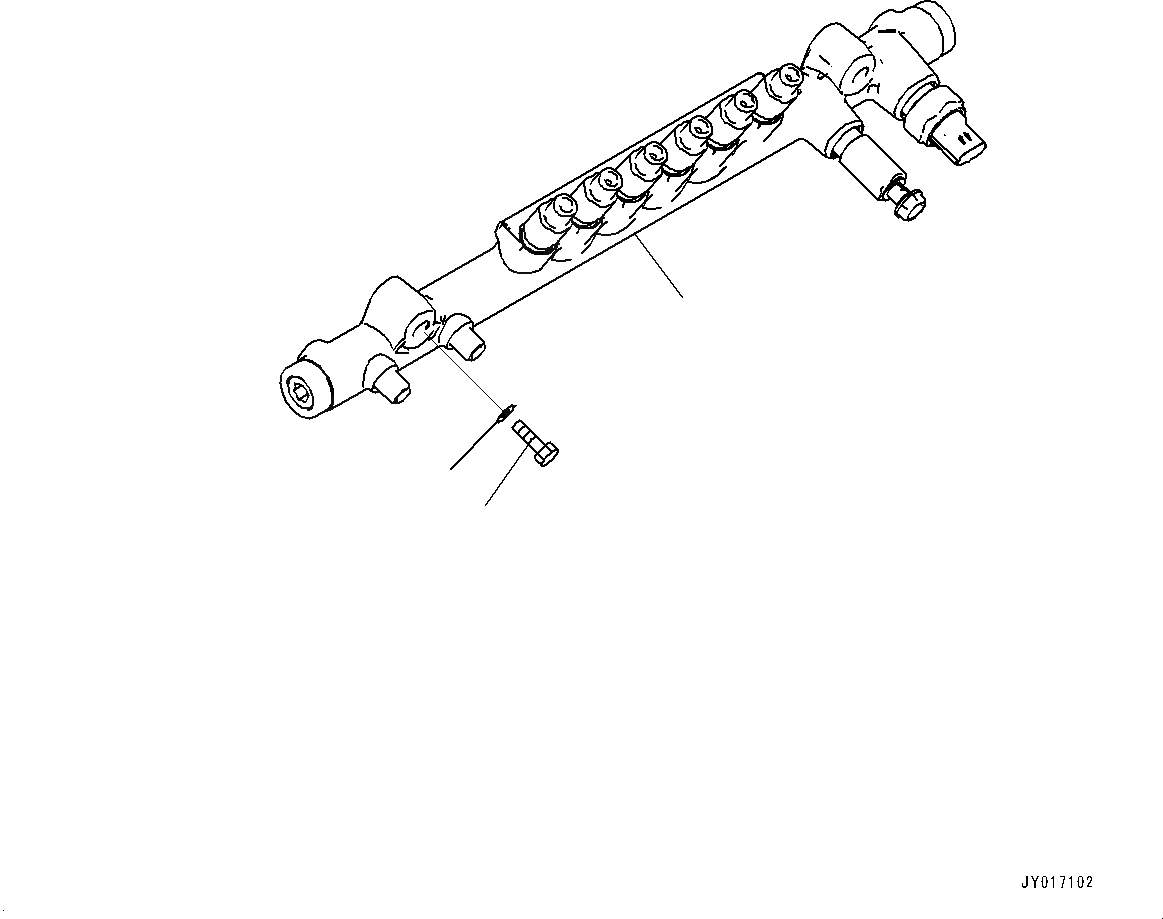 Схема запчастей Komatsu SAA6D125E-6A - ТОПЛ. НАСОС, COMMON RAIL ТОПЛ. НАСОС