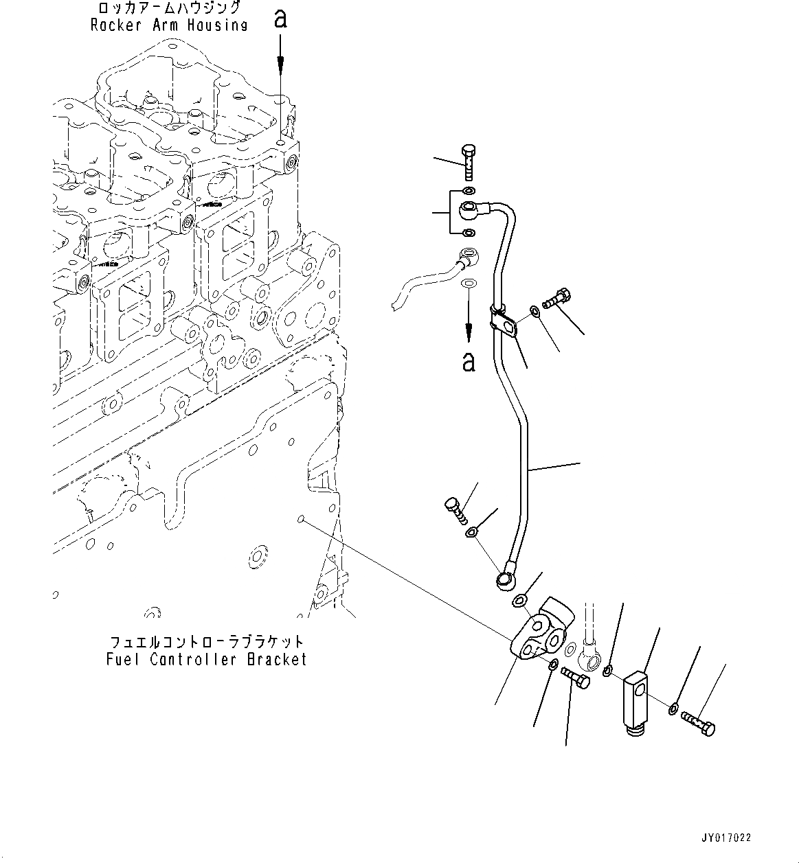 Схема запчастей Komatsu SAA6D125E-6A - ВОЗВРАТ ТОПЛИВА ВОЗВРАТ ТОПЛИВА