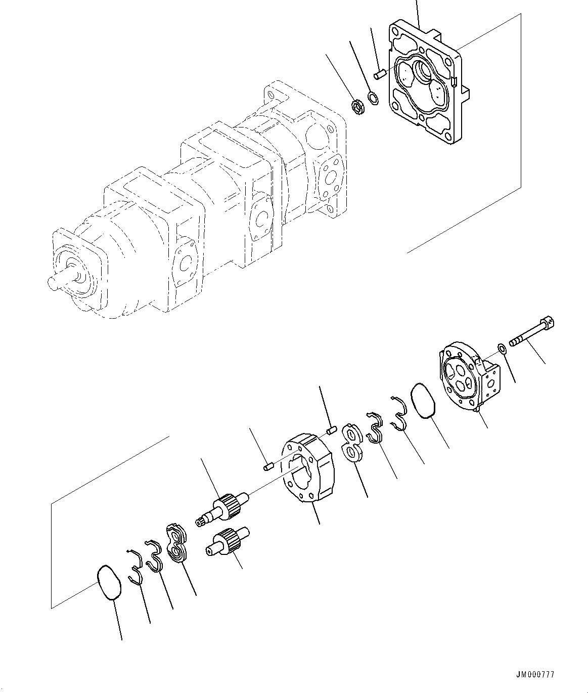 Схема запчастей Komatsu WA1200-6 - ГИДРОТРАНСФОРМАТОР И ТРАНСМИССИЯ МАСЛОПРОВОДЯЩАЯ ЛИНИЯ, ТОРМОЗ. НАСОС (№-) ГИДРОТРАНСФОРМАТОР И ТРАНСМИССИЯ МАСЛОПРОВОДЯЩАЯ ЛИНИЯ, PROVISION ДЛЯ SERVICE ЦЕНТР.