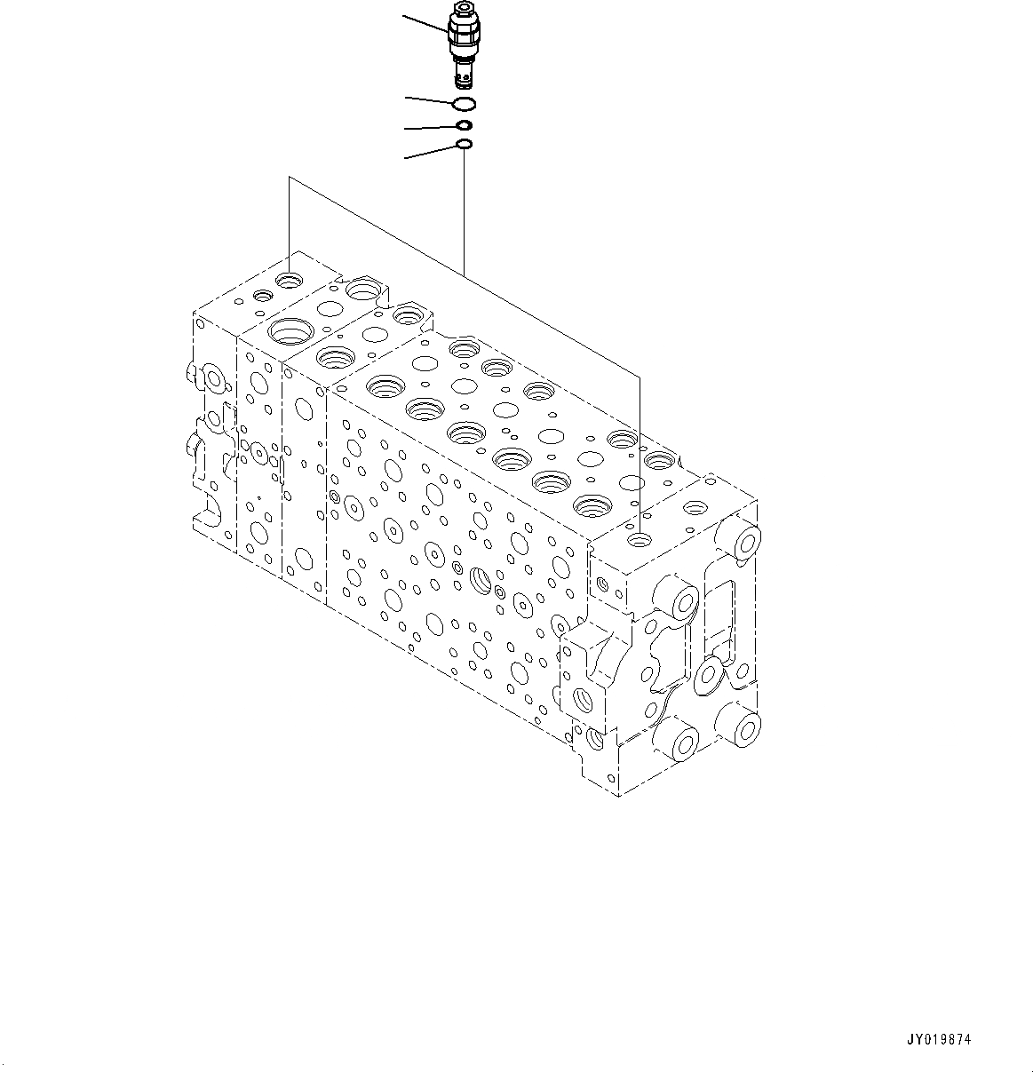 Схема запчастей Komatsu PC360LC-10 - УПРАВЛЯЮЩ. КЛАПАН, 8-СЕКЦИОНН. (9/) (№7-) УПРАВЛЯЮЩ. КЛАПАН, С -СЕРВИСНЫЙ КЛАПАН