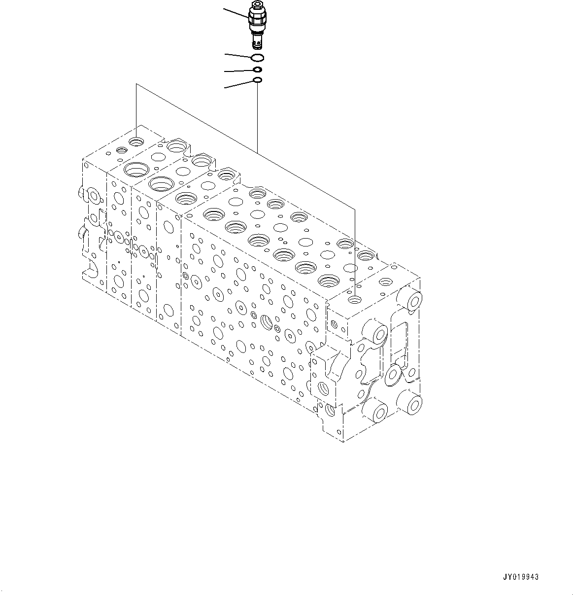 Схема запчастей Komatsu PC360LC-10 - УПРАВЛЯЮЩ. КЛАПАН, 9-СЕКЦИОНН. (9/) (№7-) УПРАВЛЯЮЩ. КЛАПАН, С -ДОПОЛН. АКТУАТОР ТРУБЫ, АККУМУЛЯТОР, СТРЕЛА И РУКОЯТЬ ANTI-DROP КЛАПАН