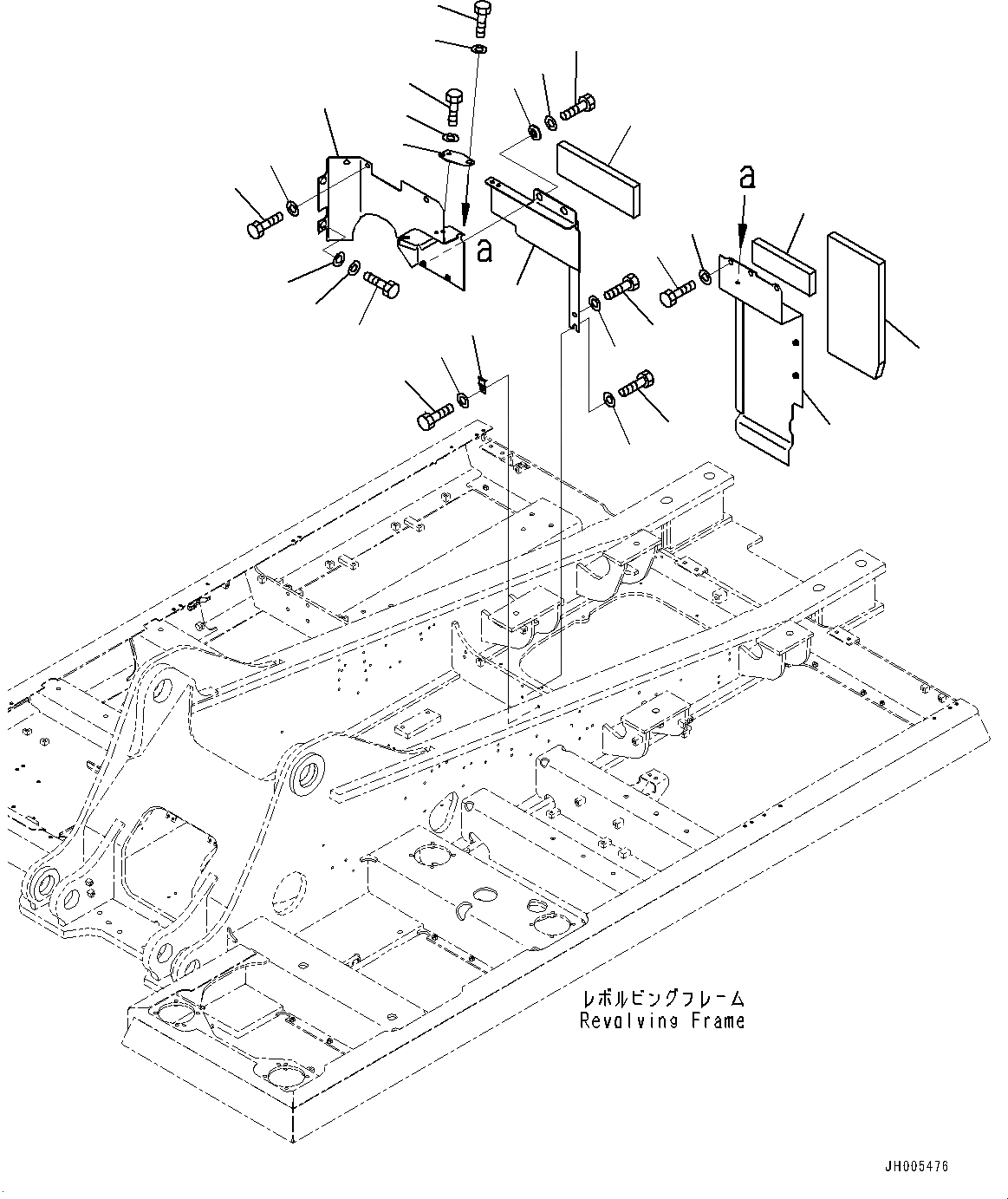 Схема запчастей Komatsu PC360LC-10 - КАБИНА ПЕРЕГОРОДКА., (/) (№7-) КАБИНА ПЕРЕГОРОДКА.