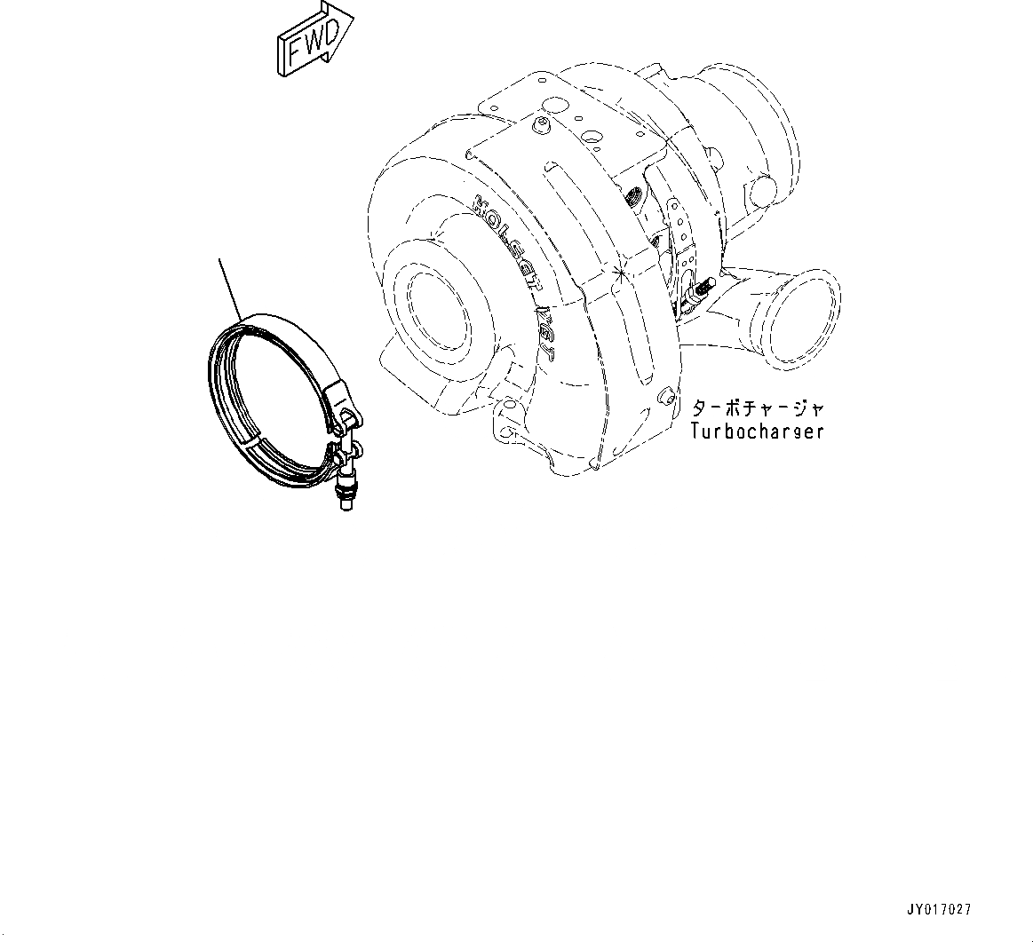 Схема запчастей Komatsu SAA6D114E-5A - КРЕПЛЕНИЕ ВЫПУСКН. СОЕДИНИТЕЛЯ (№9-) КРЕПЛЕНИЕ ВЫПУСКН. СОЕДИНИТЕЛЯ