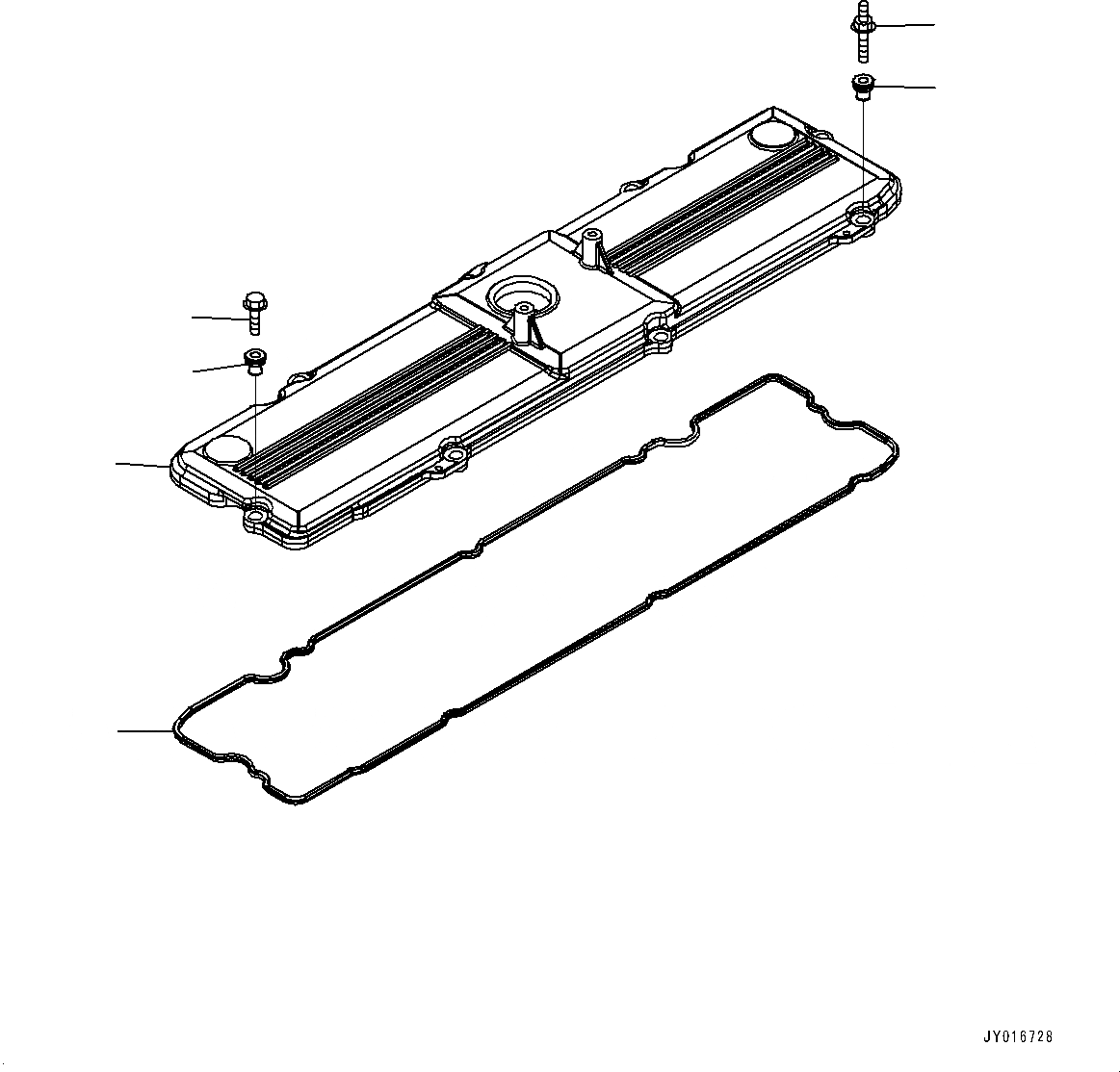 Схема запчастей Komatsu SAA6D114E-5A - ГОЛОВКА ЦИЛИНДРОВ КРЫШКА(№9-) ГОЛОВКА ЦИЛИНДРОВ COVER