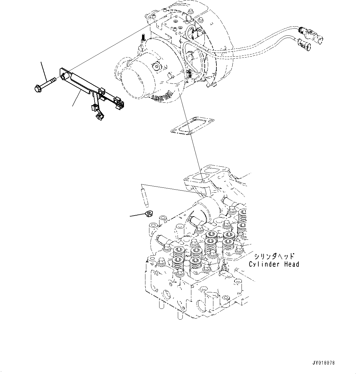 Схема запчастей Komatsu SAA6D114E-5A - KOMATSU РЕГУЛИР. GEOMETRY ТУРБОНАГНЕТАТЕЛЬ (KVGT) КОМПОНЕНТЫ (№9-) KOMATSU РЕГУЛИР. GEOMETRY ТУРБОНАГНЕТАТЕЛЬ (KVGT) КОМПОНЕНТЫ