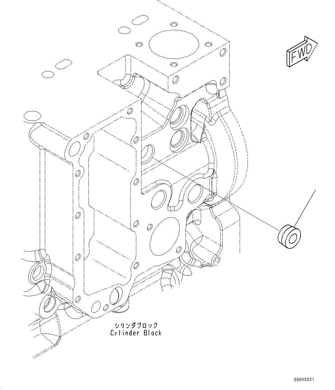 Схема запчастей Komatsu SAA6D114E-5A - ПОДОГРЕВАТЕЛЬ ХЛАДАГЕНТА ЗАГЛУШКА (№9-) ПОДОГРЕВАТЕЛЬ ХЛАДАГЕНТА ЗАГЛУШКА