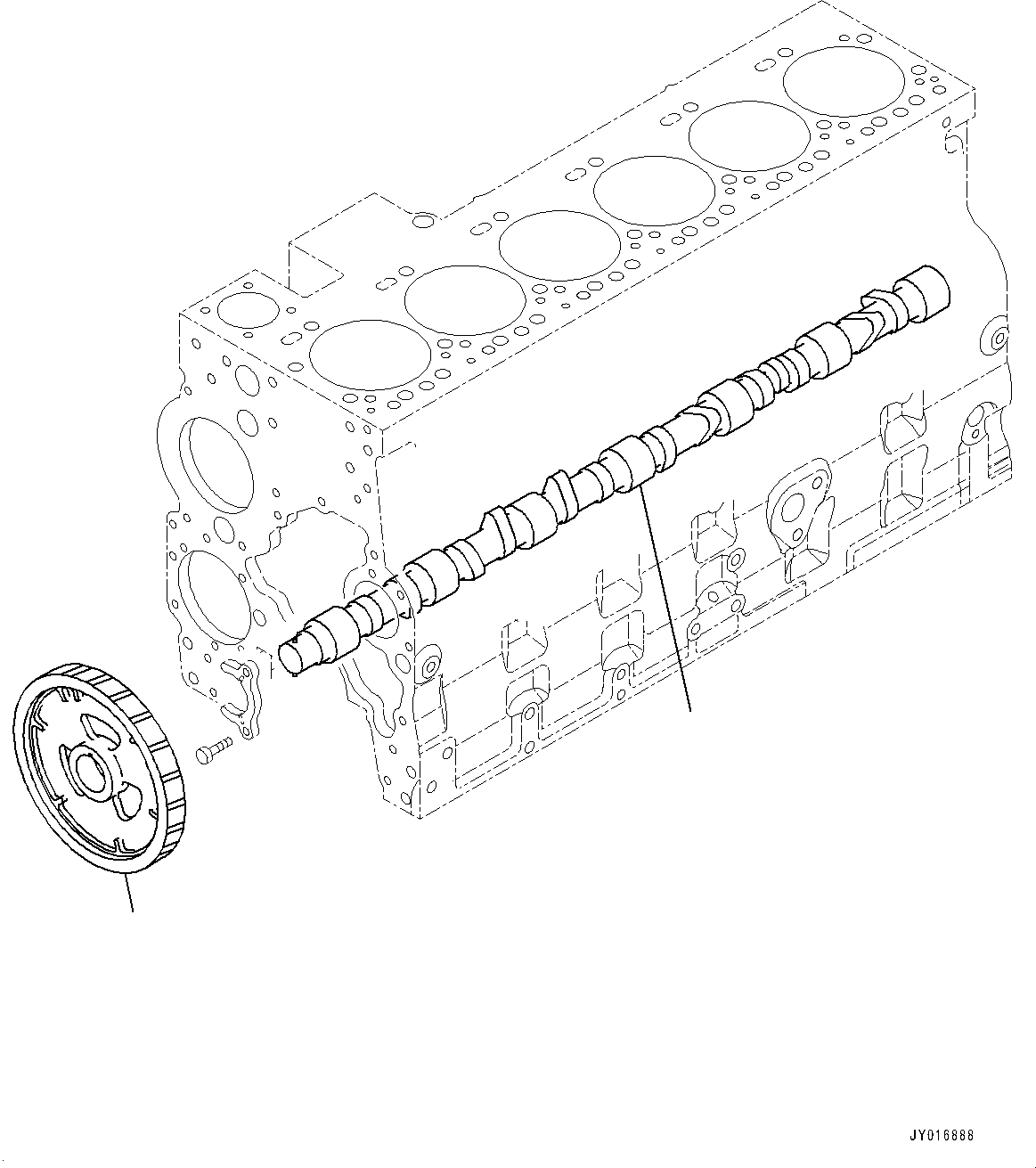 Схема запчастей Komatsu SAA6D114E-5A - ЧАСТИ PERДЛЯMANCE, РАСПРЕДВАЛ (№9-) ЧАСТИ PERДЛЯMANCE