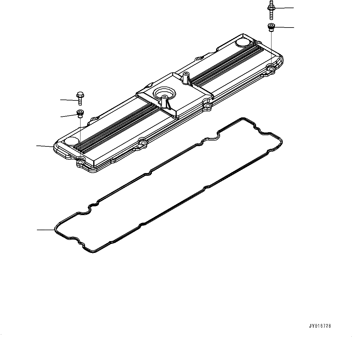 Схема запчастей Komatsu SAA6D114E-5A - ГОЛОВКА ЦИЛИНДРОВ COVER ГОЛОВКА ЦИЛИНДРОВ COVER