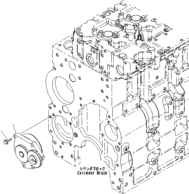 Схема запчастей Komatsu SAA6D114E-5A - ДВИГАТЕЛЬ МАСЛ. НАСОС ДВИГАТЕЛЬ МАСЛ. НАСОС