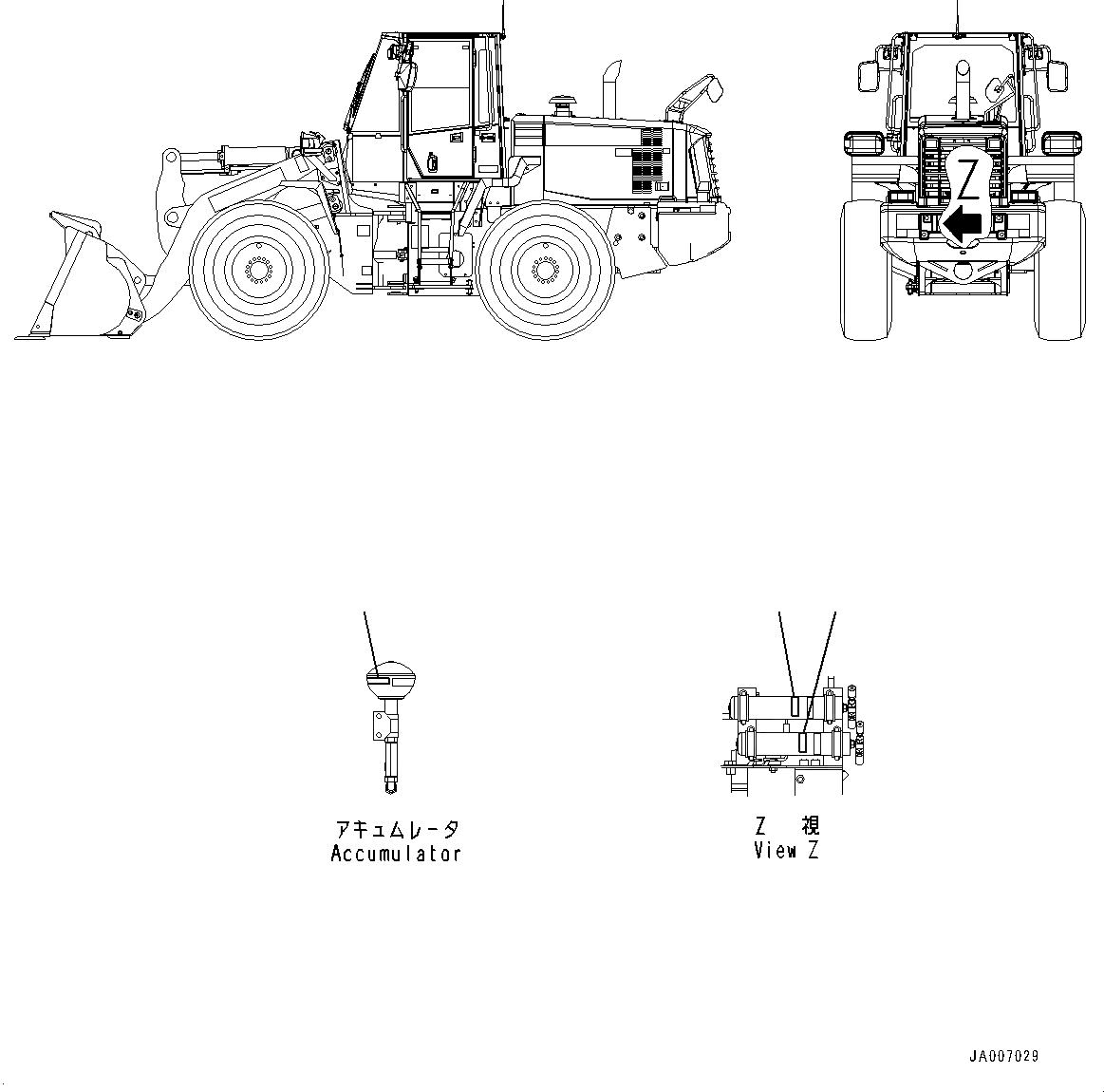 Схема запчастей Komatsu WA320PZ-6 - АВАРИЙН. УРОВЕНЬ ПЛАСТИНЫ (№7-) АВАРИЙН. УРОВЕНЬ ПЛАСТИНЫ, ДЛЯ АВСТРАЛИИ REGULATION