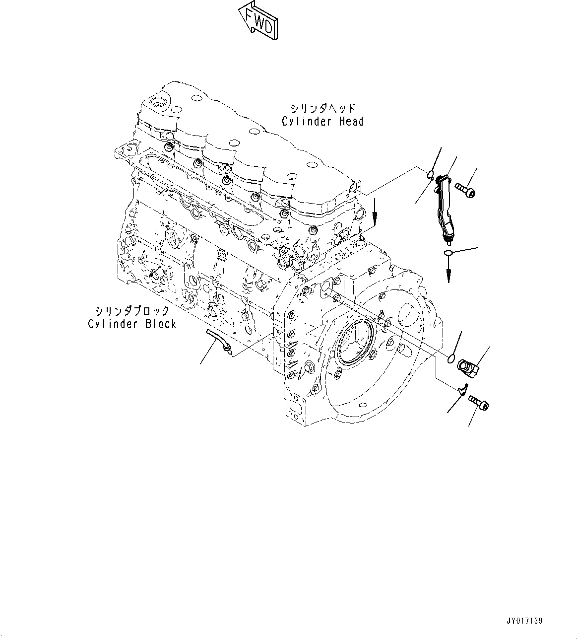 Схема запчастей Komatsu SAA6D107E-2C - САПУН И ШЛАНГИ САПУН И ШЛАНГИ