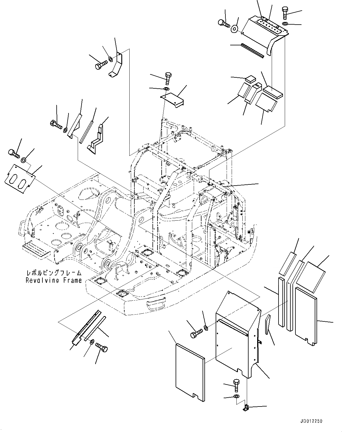 Схема запчастей Komatsu PC308USLC-3E0 - КАБИНА ПЕРЕГОРОДКА., КРЫШКА(/) (№-) КАБИНА ПЕРЕГОРОДКА., С DUSTЗАЩИТА NET