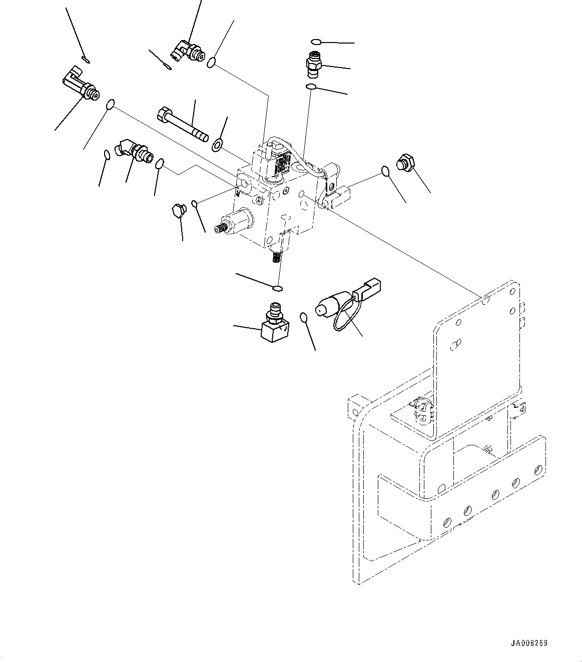 Схема запчастей Komatsu PC490-10 - ANTI-DROP КЛАПАН, СТРЕЛА 7MM И РУКОЯТЬ MM, ШАССИ ТРУБЫ (/) ANTI-DROP КЛАПАН, СТРЕЛА 7MM И РУКОЯТЬ MM